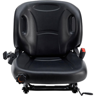 Universal Ergonomic Forklift Seat by Global Industrial – PVC, Black, Model YY52