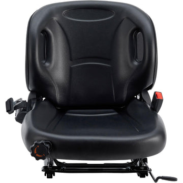 Universal Ergonomic Forklift Seat by Global Industrial – PVC, Black, Model YY52