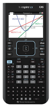 Nspire CX CAS Graphing Calculator by Texas Instruments – Standard, Plastic, Black, Model N3CAS/GC/2L1