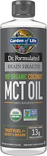 Garden of Life Dr. Formulated Organic Coconut MCT Oil, 16 Fl Oz
