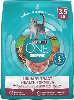 Purina ONE High Protein Urinary Tract Health Dry Cat Food, 3.5 lb Bag