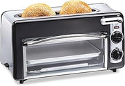 Hamilton Beach 2-in-1 Countertop Toaster Oven & Long Slot 2 Slice Toaster