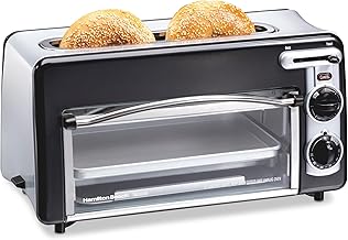 Hamilton Beach 2-in-1 Countertop Toaster Oven & Long Slot 2 Slice Toaster