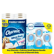 Ultra Soft Cushiony Touch Toilet Paper by Charmin – Paper, white, Pack of 24