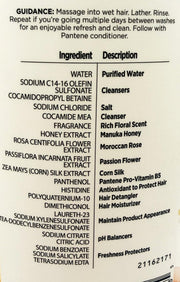 Essential Moroccan Rose & Manuka Honey Shampoo by Pantene – 38 Fl Oz (Pack of 1), White, Model 1903627
