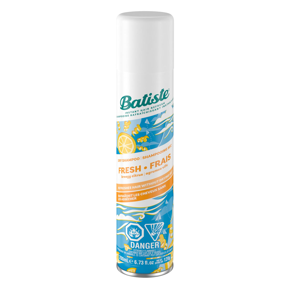 Dry Shampoo - Fresh - 6.73 Ounce by Batiste – 6.73 Fl Oz (Pack of 1), White, Model 016392