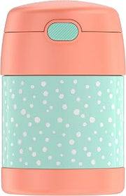 THERMOS FUNTAINER Kids Food Jar with Spoon, 10oz, Pastel Delight