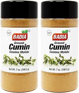 Badia Ground Cumin, 7 oz – Warm & Earthy Spice for Authentic Dishes (Pack of 2)