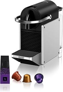 Nespresso Pixie Compact Espresso Machine by DeLonghi, with 19-Bar Pump - Silver