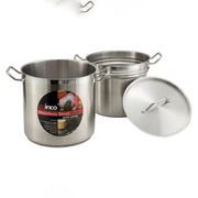 Winco 12 Quart / Stainless Steel / 1 Double Boilers