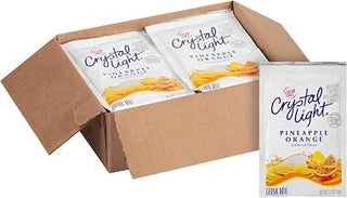 Crystal Light Drink Mix, Zero Sugar Powdered Water Enhancer, Artificially Flavored Low Calorie Beverage Mix, Powdered Soft Drink Mix for Flavorful Hydration, Pineapple Orange, 1.7 Ounce (Pack of 12)