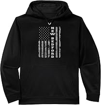 New Bedford, Massachusetts, American flag Performance Hoodie