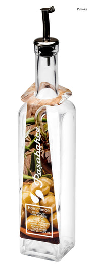 Glass Oil Cruet by Pasabahce – 16.9 Ounces, 0.5 liters, Glass, Transparent, Model 80229