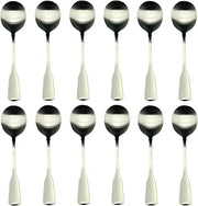 Oneida American Colonial 18/8 Stainless Small Round Bouillon Spoon (Set of Twelve)