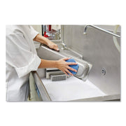 Scotch-Brite PROFESSIONAL Low Scratch Scour Pad 2000HEX by 3M DI-NOC – Sponge, Blue