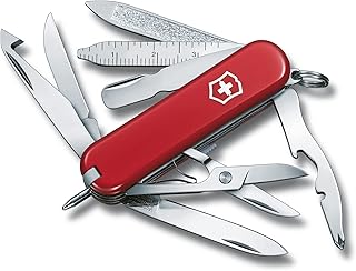 Victorinox Swiss Army Minichamp Pocket Knife, Red, 58mm