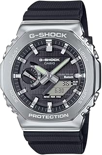 G-Shock Casio G-Steel Solar Connected Black Dial Black Resin Strap Watch - GBM2100-1A