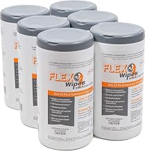 Flex Wipes Disinfectant Wipes, 75 Count, 6 Pack