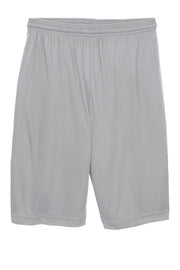 Unisex PosiCharge Competitor Short by SPORT-TEK – Medium, Polyester, Silver, Model 610163