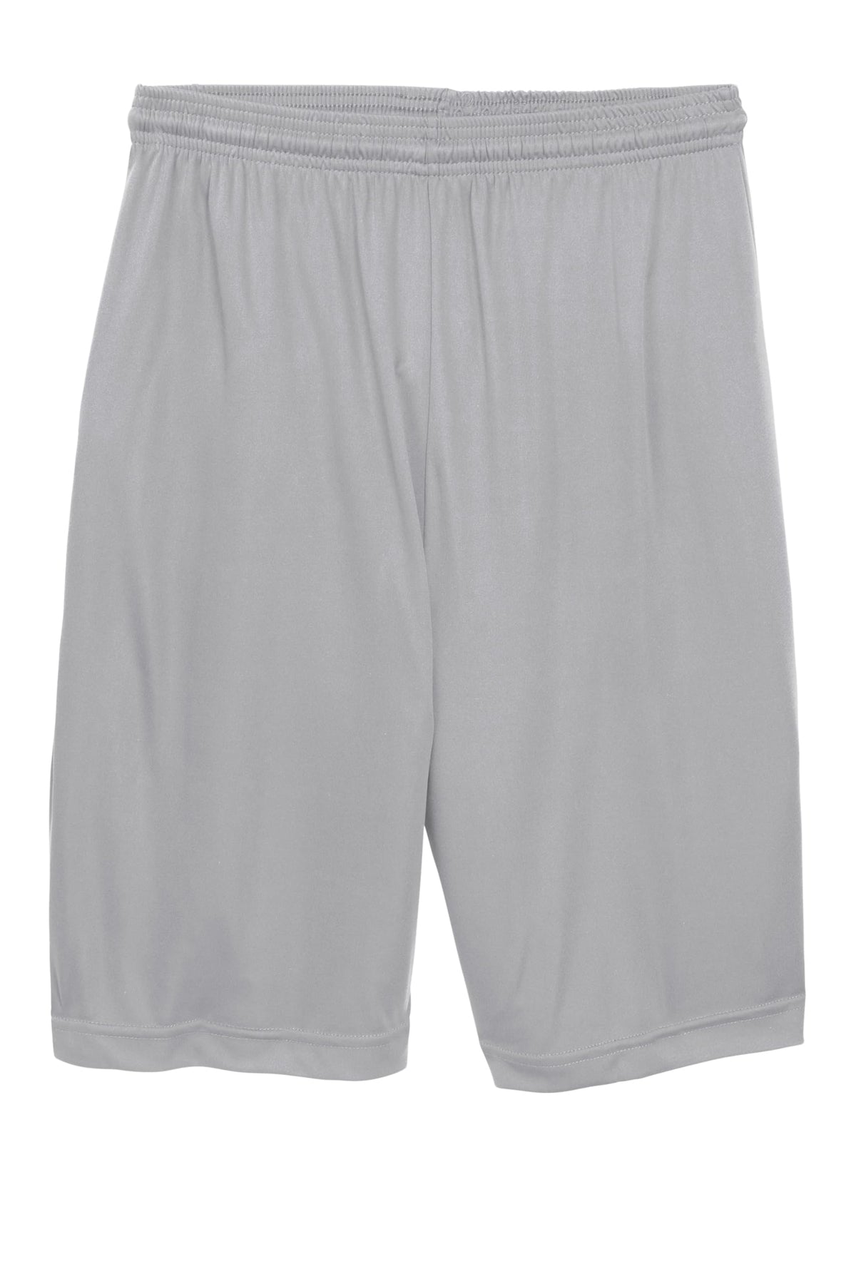 Unisex PosiCharge Competitor Short by SPORT-TEK – Medium, Polyester, Silver, Model 610163