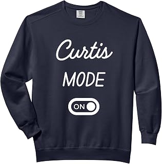 Curtis Mode On Name Comfort Colors Adult Sweatshirt