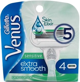 Gillette Womens Venus Embrace Sensitive 4-Cartridges