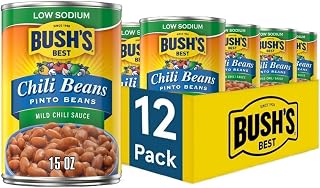 Bush's Best Bush's Low Sodium Pinto Beans in a Mild Chili Sauce 12-15 oz