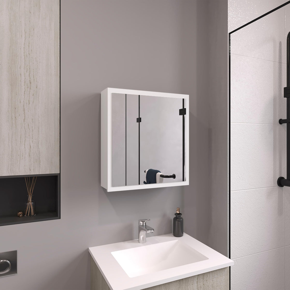 Tuhome White / unspecified / Modern Medicine Cabinets