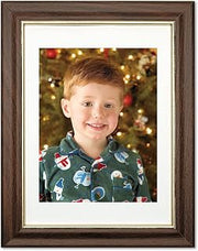 AbilityOne 7105009031843 - Style B - Walnut Vinyl Frame - 9" x 12" - 12 units