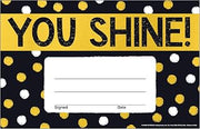 Trend Enterprises Inc. T-81085 I Metal You Shine! Dots Recognition Awards, 30 Count