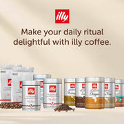 illy India Single Origin Dark Roast / 8.8 Ounce (Pack of 6) / Whole Bean Coffee