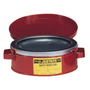 Justrite Red / 1 Quart / Bench Can Cleaning & Sanitizing