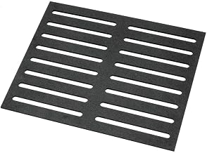 HUBERT Deli Display Riser Slotted Black ABS - 24" L x 30" W x 1/4" H