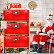 Krysty Christmas Tree Storage Bag, Holds 9 Ft Trees, Red