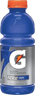Gatorade Sports Drink, Fierce Grape, 20-Ounce Bottles (Pack of 24)