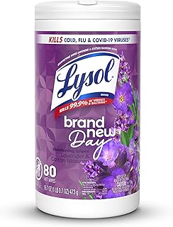 Lysol Disinfecting Wipes, Multi-Surface Cleaner, Lavender, 80 ct.