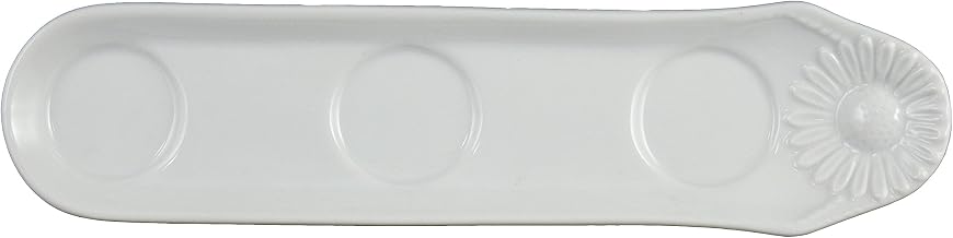 AV-LT3 Ventana Lotus Tray for AV-LC, 8-7/8" x 2-1/4", Porcelain White (Pack of 48)
