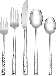 Oneida Mezze 20-Piece 18/0 Silverware Set for 4, Flatware | mirror finish, dishwasher safe | includes knives, forks, and spoons | cutlery set for kitchen and dining