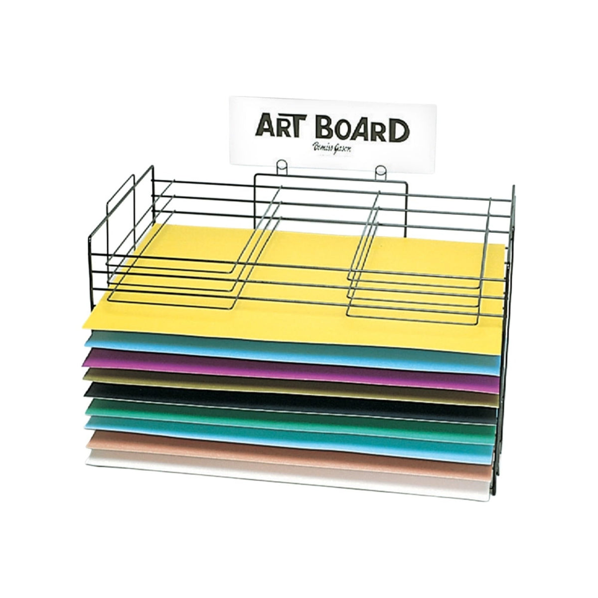 Paper and Board Storage and Drying Rack by Pacon – Standard, Enameled Wire, White, Model PAC75004