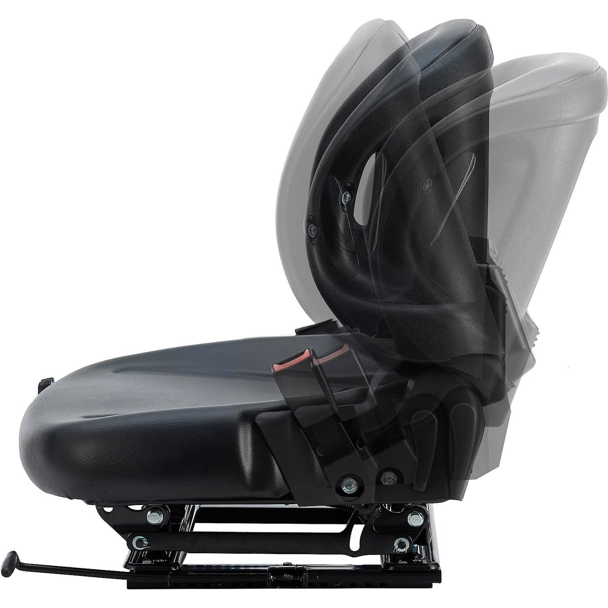Universal Ergonomic Forklift Seat by Global Industrial – PVC, Black, Model YY52