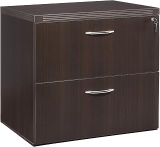Safco Mayline AFLF36LDC Aberdeen Series Freestanding Lateral File 36w x 24d x 29½h Mocha