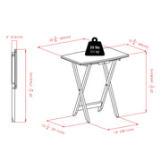 Winsome Espresso / 23.6"W x 15.75"D x 25.5"H / Transitional Folding Tables