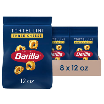 Three Cheese Tortellini Pasta by Barilla – 12 Ounce (Pack of 8), Pack of 4
