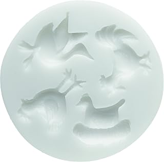 Silikomart Silicone Mould for Sugarlk205 Farm Animals, White