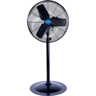 Global Industrial 24" Deluxe Oscillating Pedestal Fan – 3-Speed, 7,525 CFM, 300W, 1/2 HP