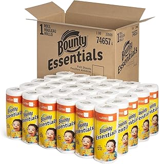 Bounty 95028CT Perforated Towel Rolls, 2-Ply, White, 11 x 10 1/5, 40 Sheets/Roll, 30 Rl/Ctn