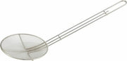 Winco Round Mesh Skimmer, 6.5-Inch Nickel