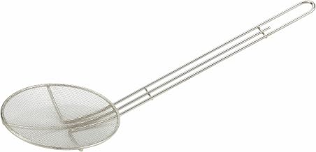 Winco Round Mesh Skimmer, 6.5-Inch Nickel
