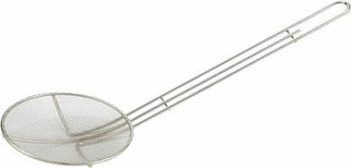 Winco Round Mesh Skimmer, 6.5-Inch Nickel