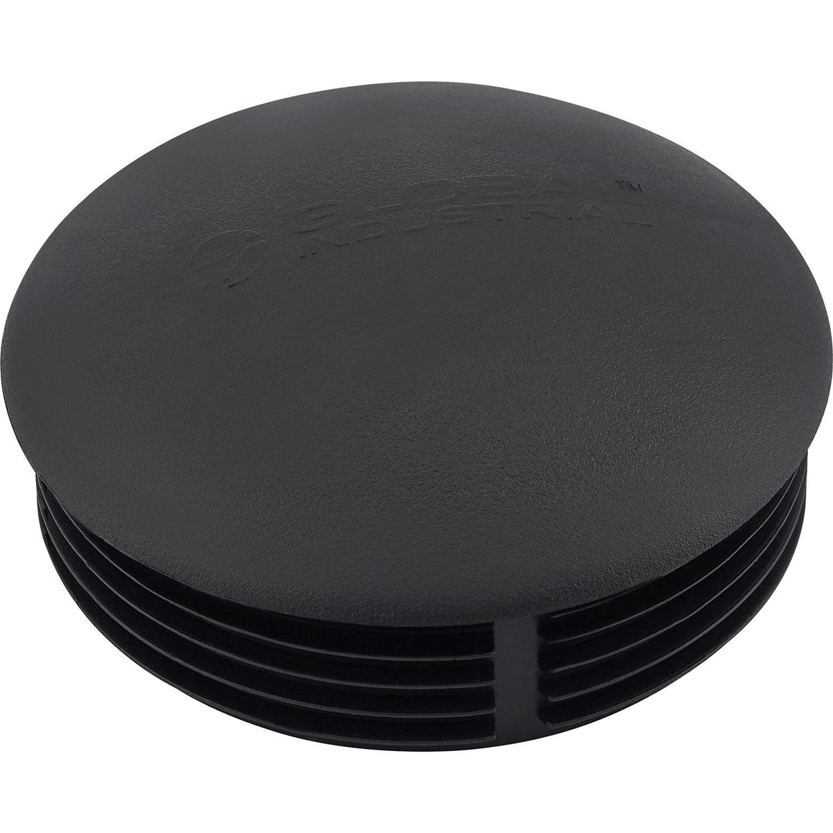 Steel Bollard w/Chain Slots & Removable Cap by Global Industrial – Steel, Yellow, Model 670584